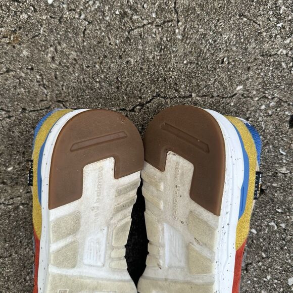 New Balance 997H Energy Red Atomic Sneakers Mens 9 Yellow Suede CM007HJP Shoes - Picture 12 of 13